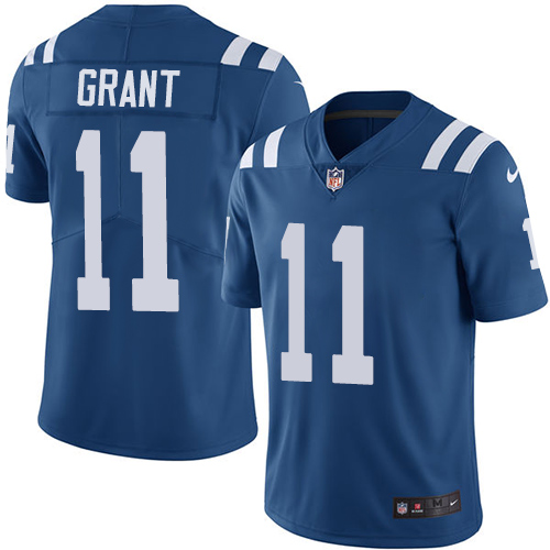 Indianapolis Colts #11 Limited Ryan Grant Royal Blue Nike NFL Home Men JerseyVapor Untouchable jerseys->youth nfl jersey->Youth Jersey